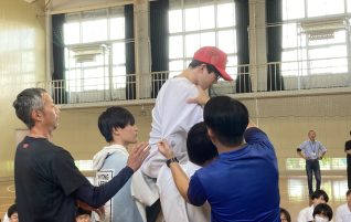 体育祭に向けて～騎馬戦の予行～　5月22日